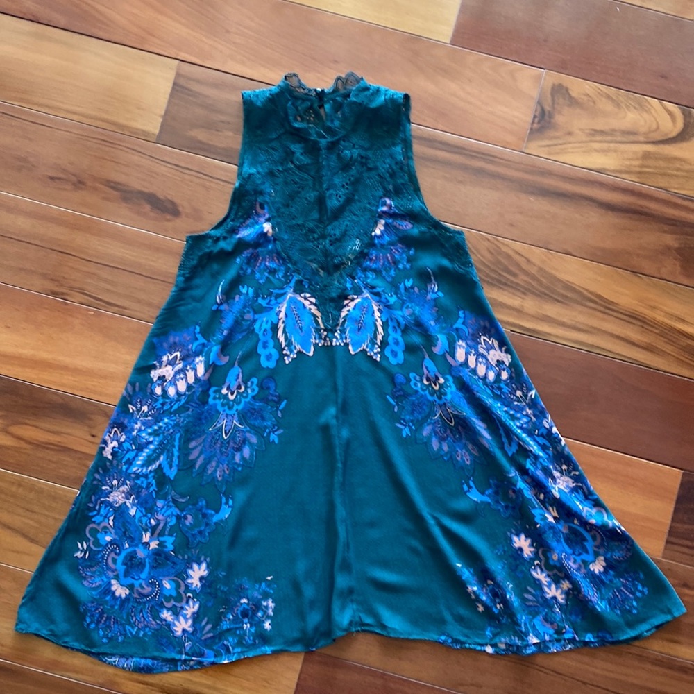 Free People green summer dress